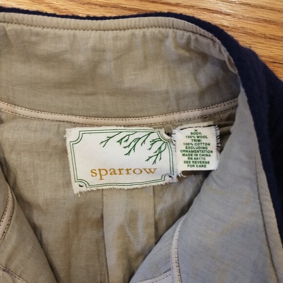 Anthropologie Sparrow Walking Trails Sweater Coat Medium (runs small) 2007 Rare - Picture 7 of 13